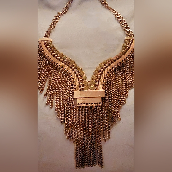 Jewelry - Womens Gold Tone Statement Necklace